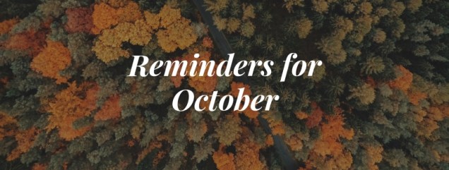 Orange and Green Forest Fall Facebook Cover